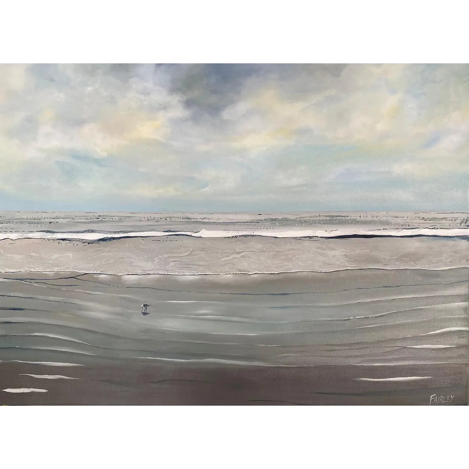 Reflecting; original oil painting by Jessica Fairley